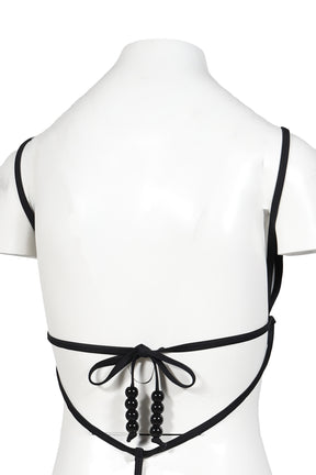 SQUARED BODYSUIT / BLK