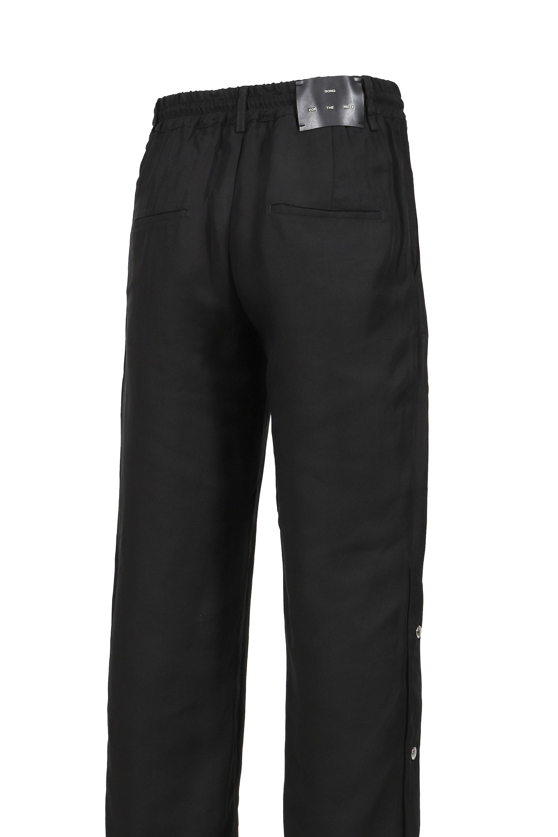 STUDDED TRACK PANT / BLACK 