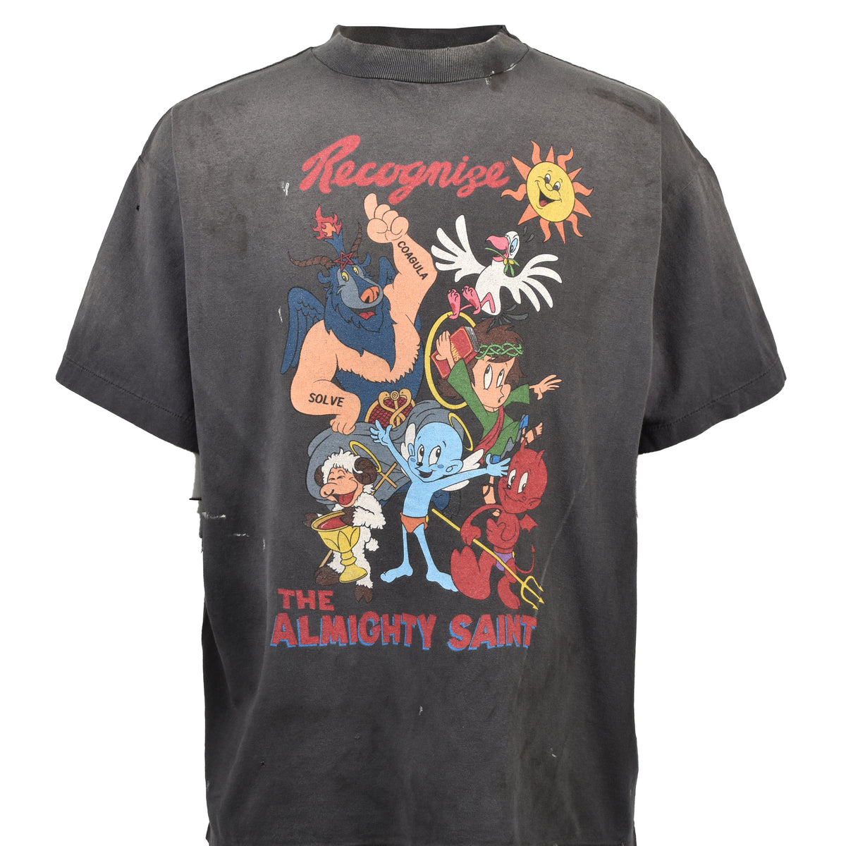 SAINT Mxxxxxx セントマイケル SS26 SS T-SHIRT/ALMITHY SAINT / BLK
