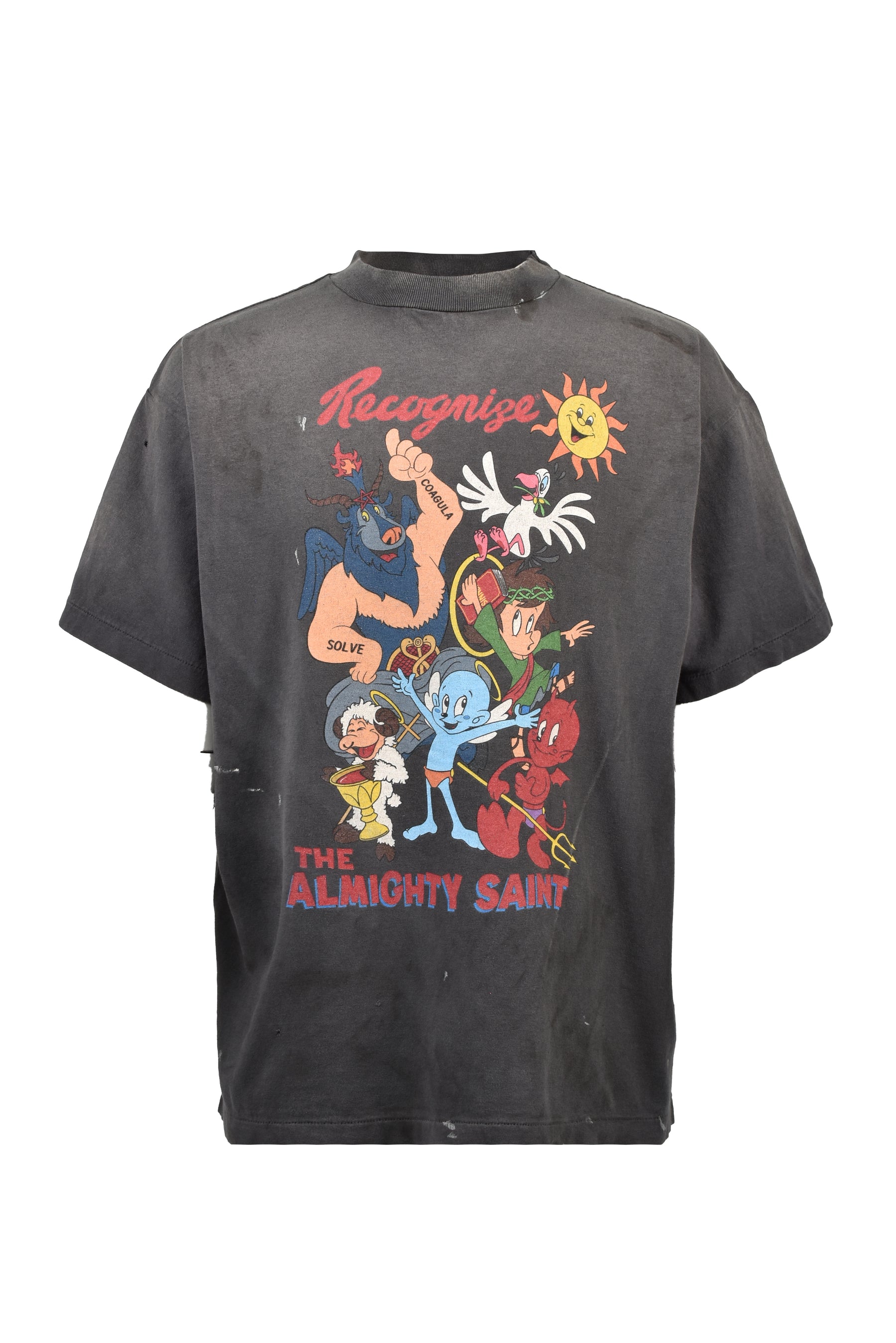 SAINT Mxxxxxx セントマイケル SS26 SS T-SHIRT/ALMITHY SAINT / BLK