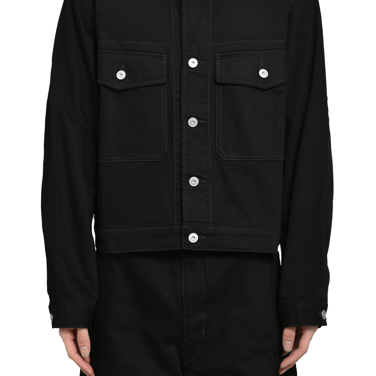 LEMAIRE ルメール FW25 TRUCKER JACKET / BLK - NUBIAN ヌビアン