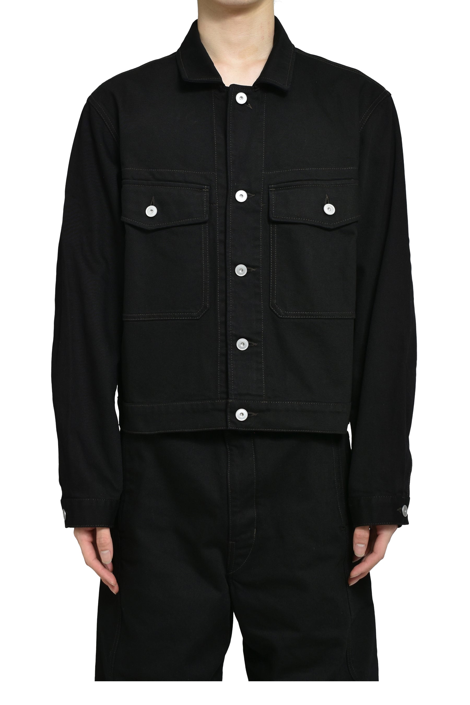 LEMAIRE ルメール FW25 TRUCKER JACKET / BLK - NUBIAN ヌビアン