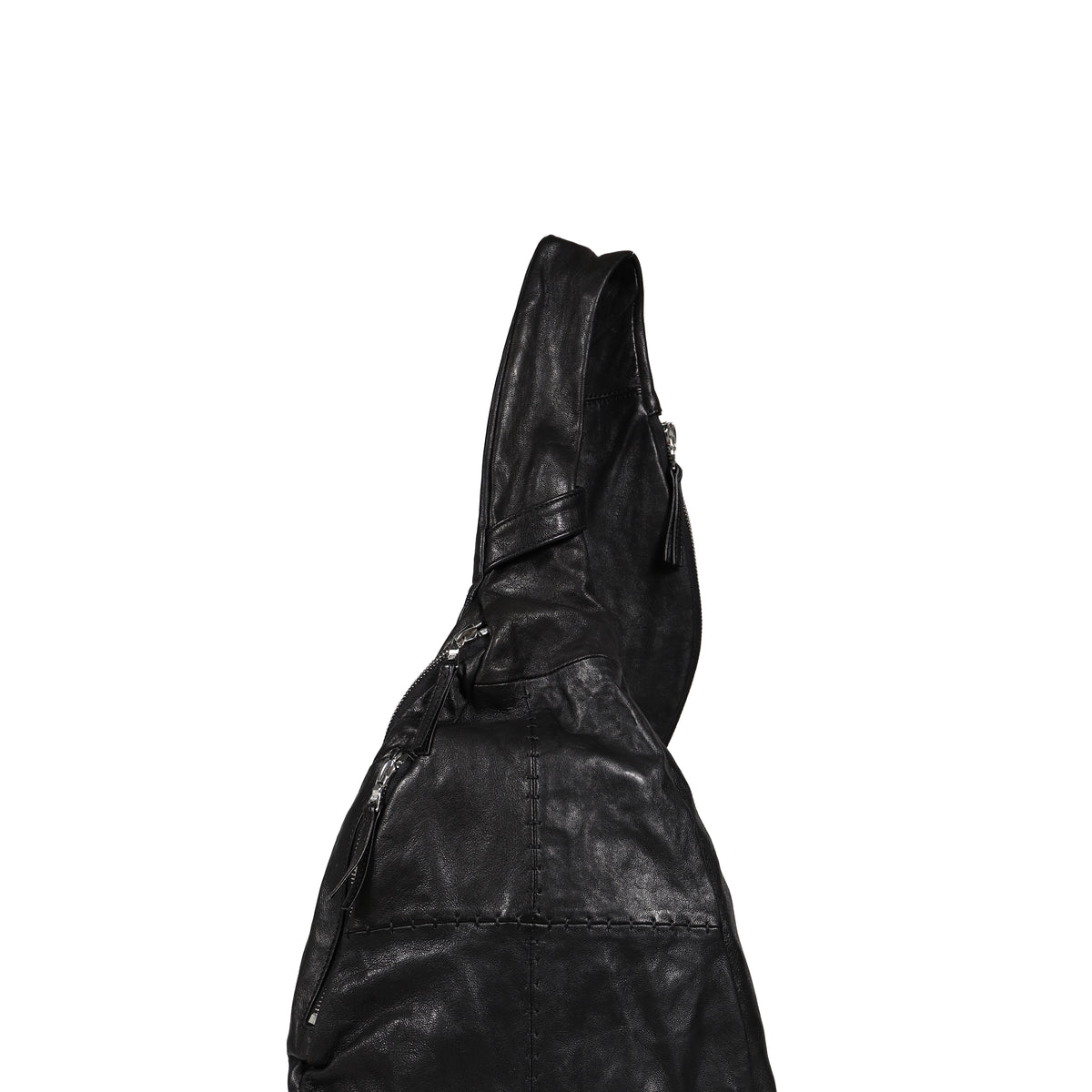 SAN263-1 サン236-1 LEATHER SLING BAG / BLK - NUBIAN ヌビアン