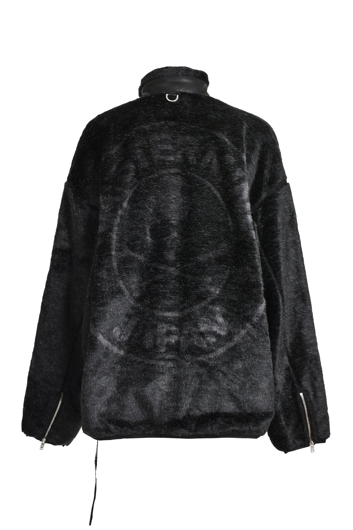 RABBIT FUR JACKET / BLK