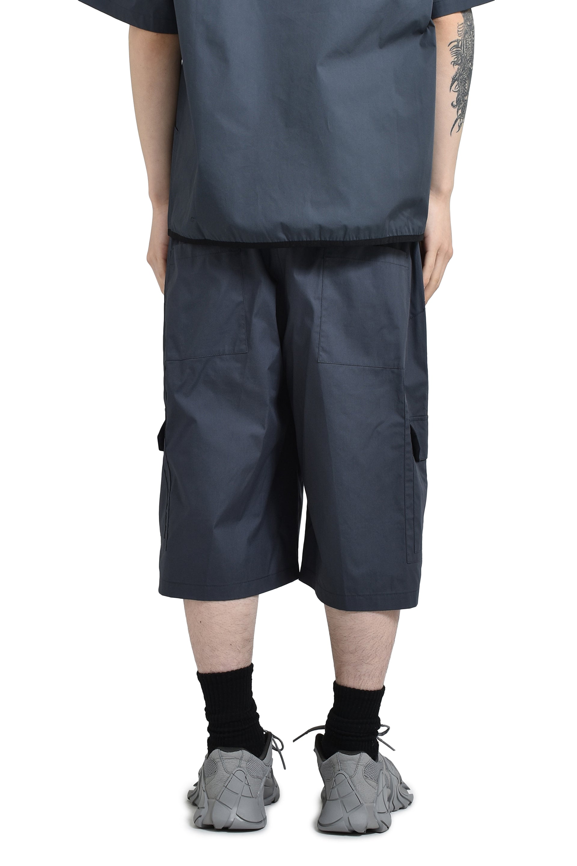 GR10K POPLIN CARGO SHORTS / CONVOY GRY