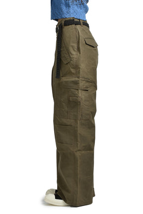 CARGO WRAP PANTS / TAUPE