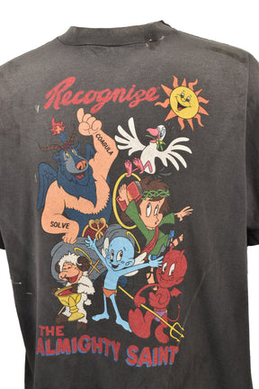 SS T-SHIRT/ALMITHY SAINT / BLK