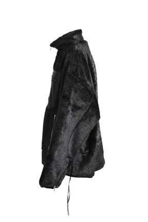 RABBIT FUR JACKET / BLK