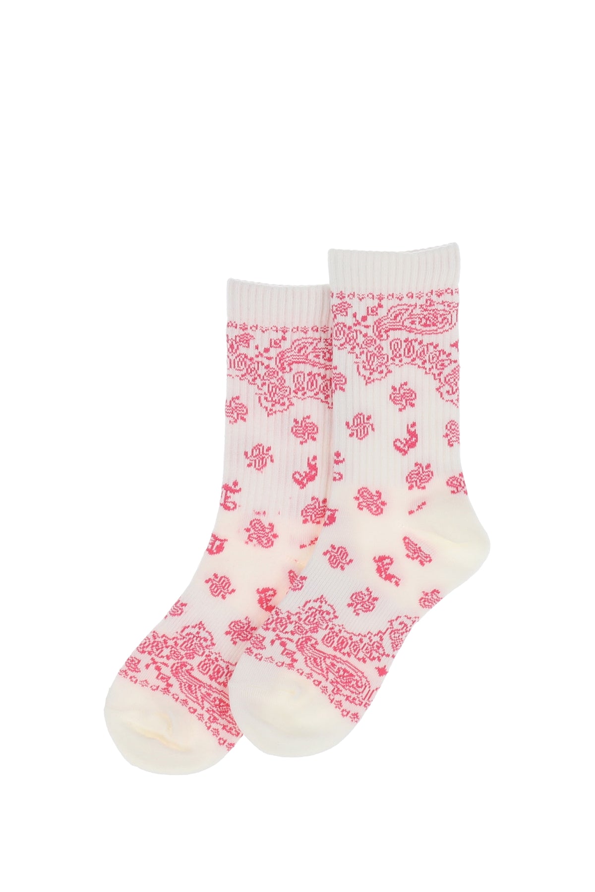 PAISLEY SOCKS / WHT