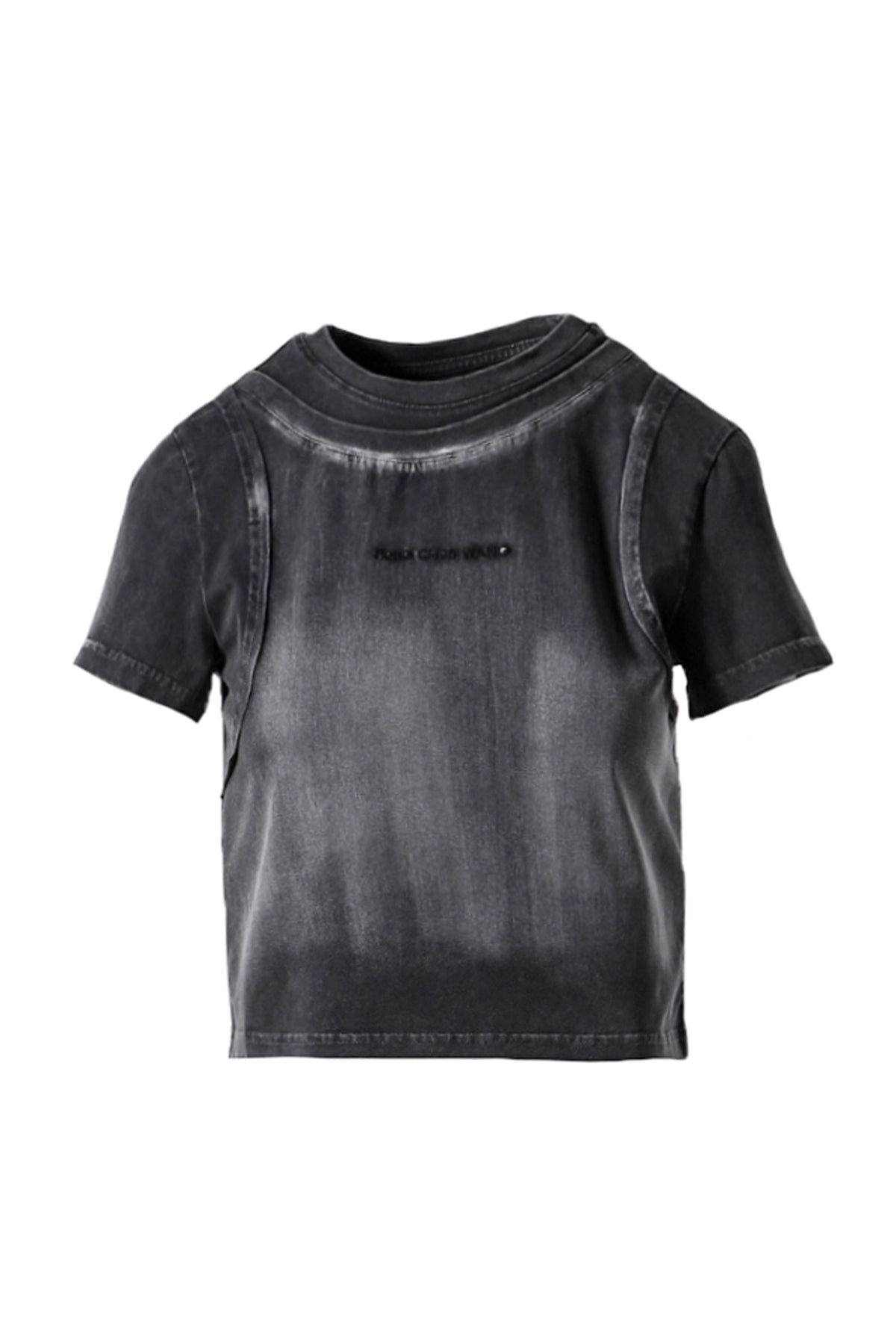 WASHED T-SHIRT / BLK