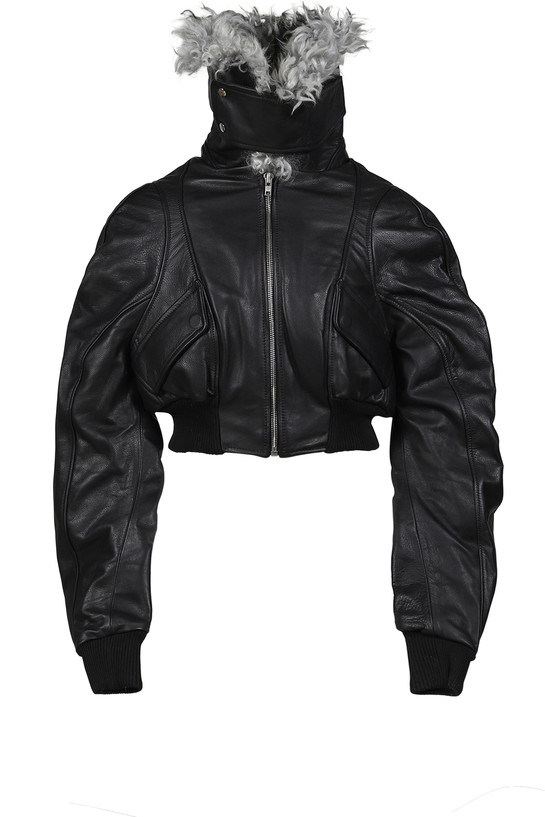 CONSUMER CROPPED BOMBER / BLK