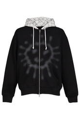 RASSVET SS26 SUN FADED ZIP HOODIE KNIT / BLK - NUBIAN