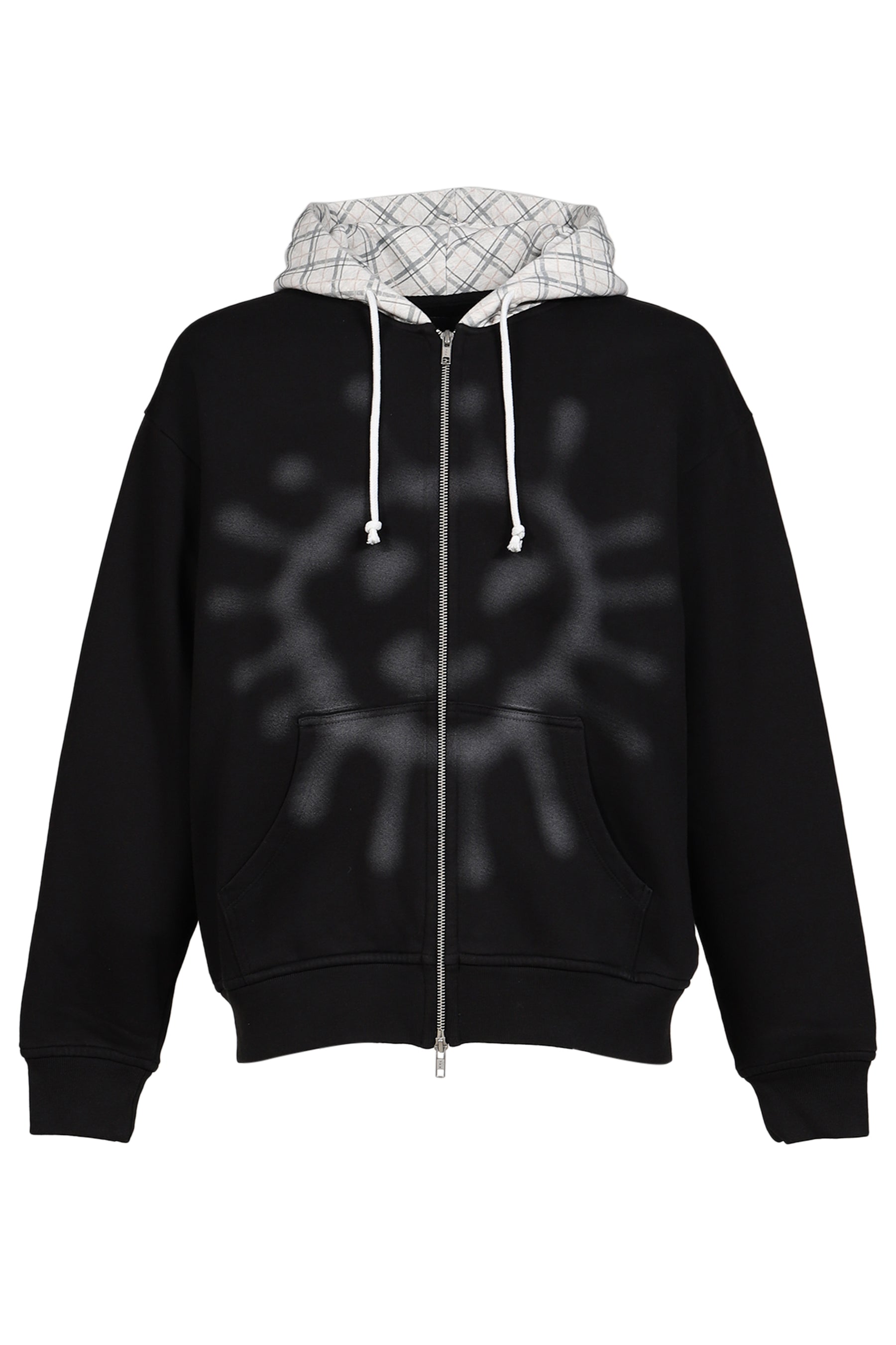RASSVET SS26 SUN FADED ZIP HOODIE KNIT / BLK - NUBIAN