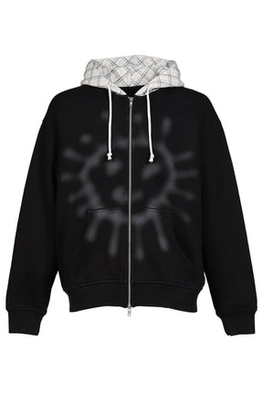 RASSVET SS26 SUN FADED ZIP HOODIE KNIT / BLK - NUBIAN