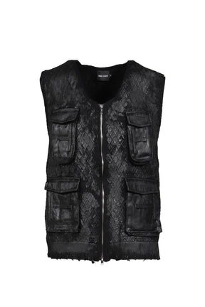 SECURITY KNIT VEST / BLK