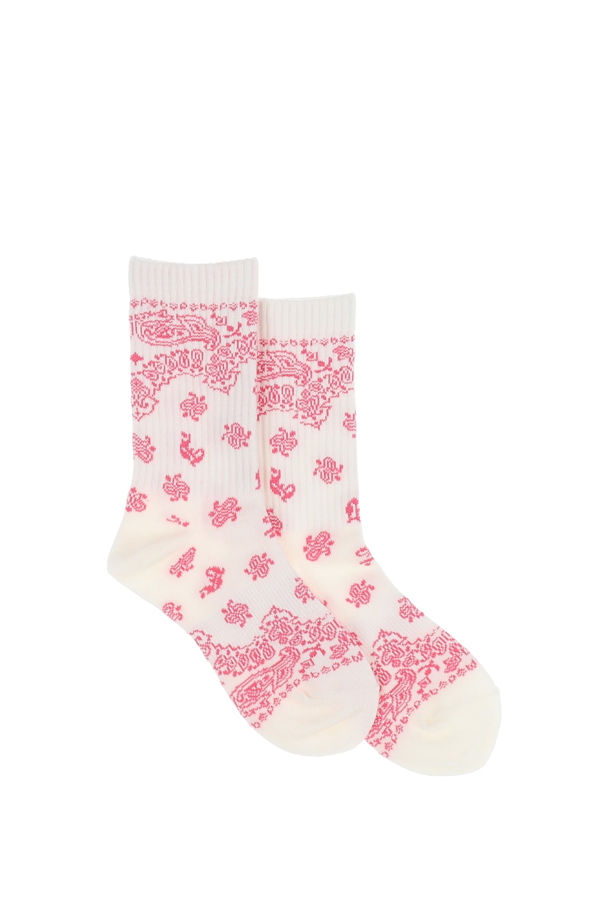 PAISLEY SOCKS / WHT