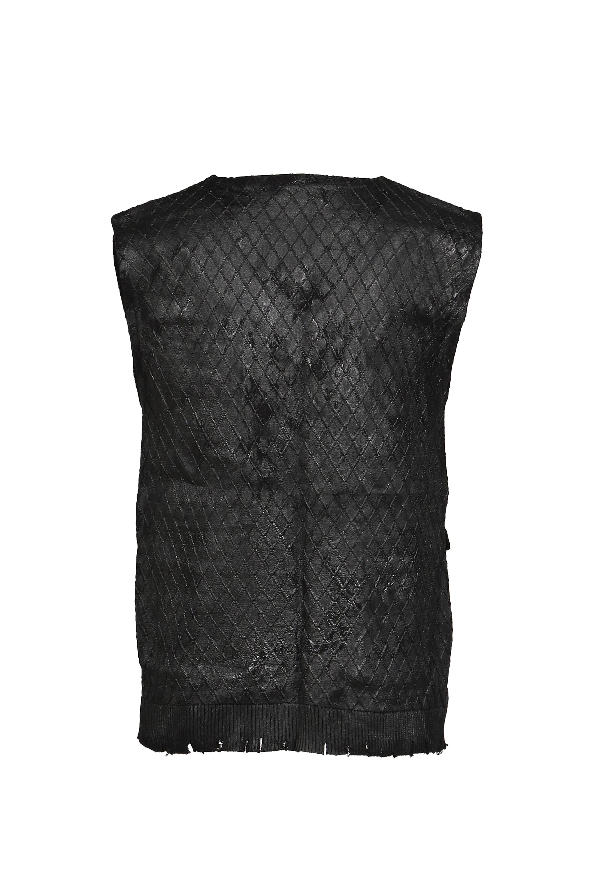 SECURITY KNIT VEST / BLK