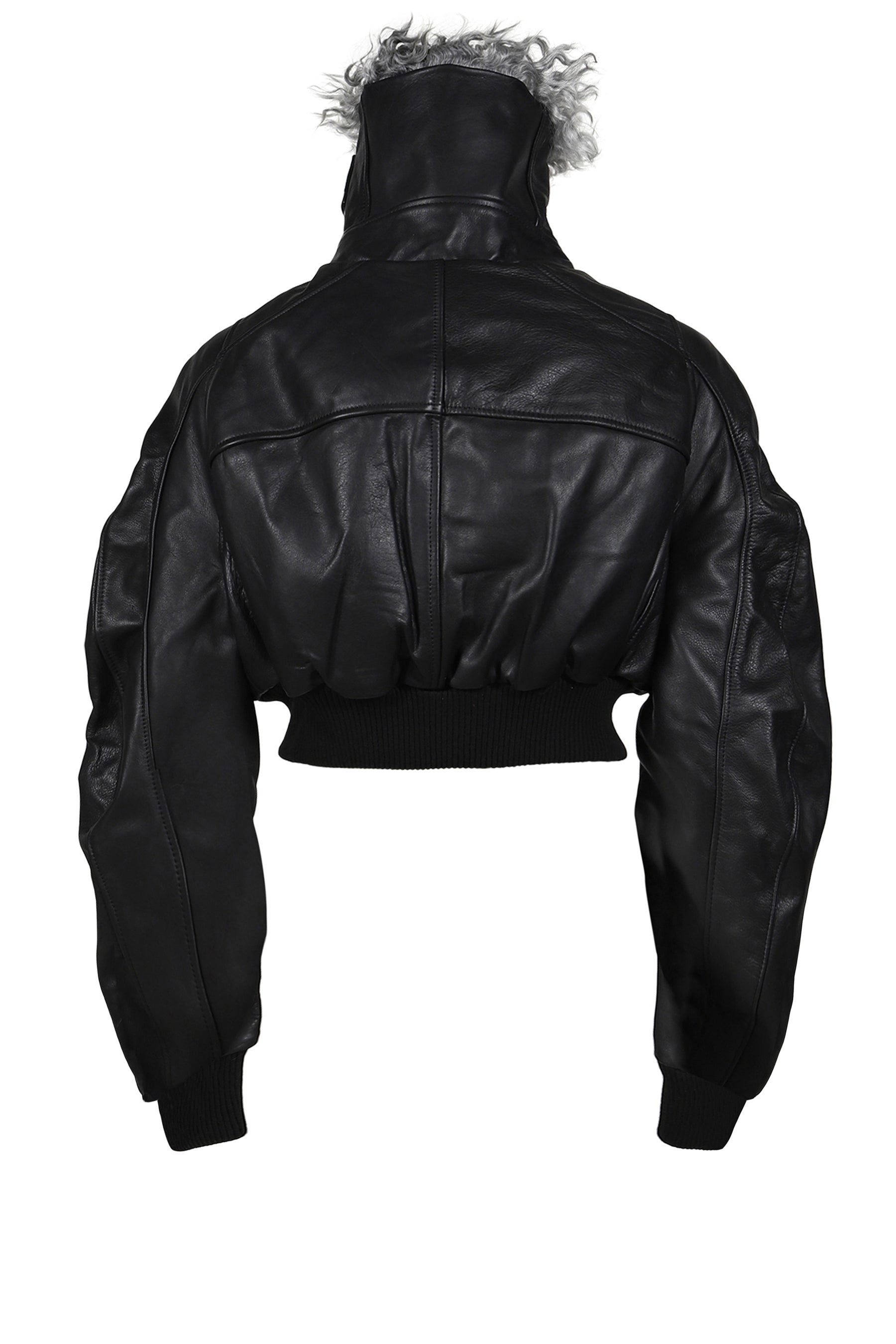 CONSUMER CROPPED BOMBER / BLK