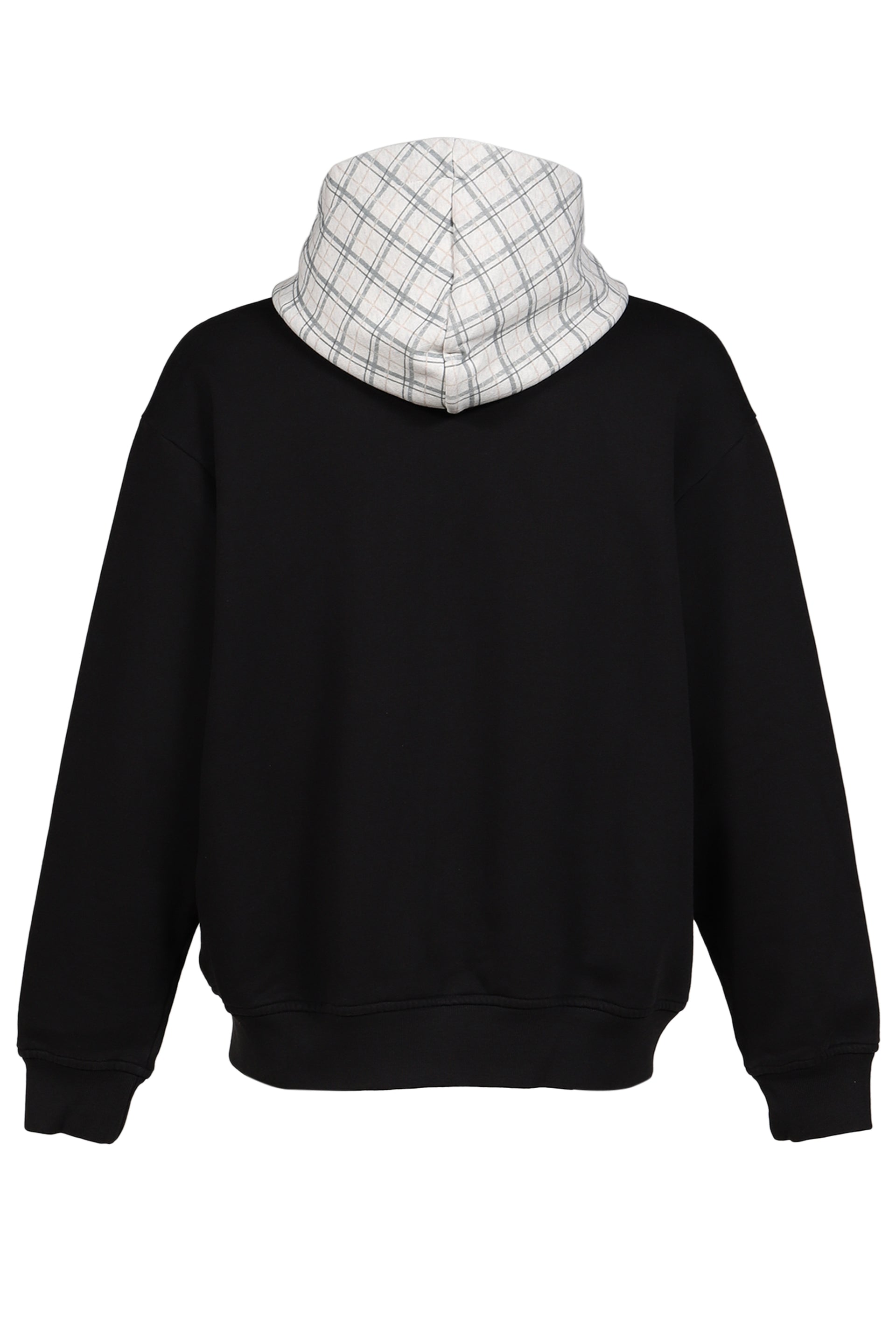 SUN FADED ZIP HOODIE KNIT / BLK