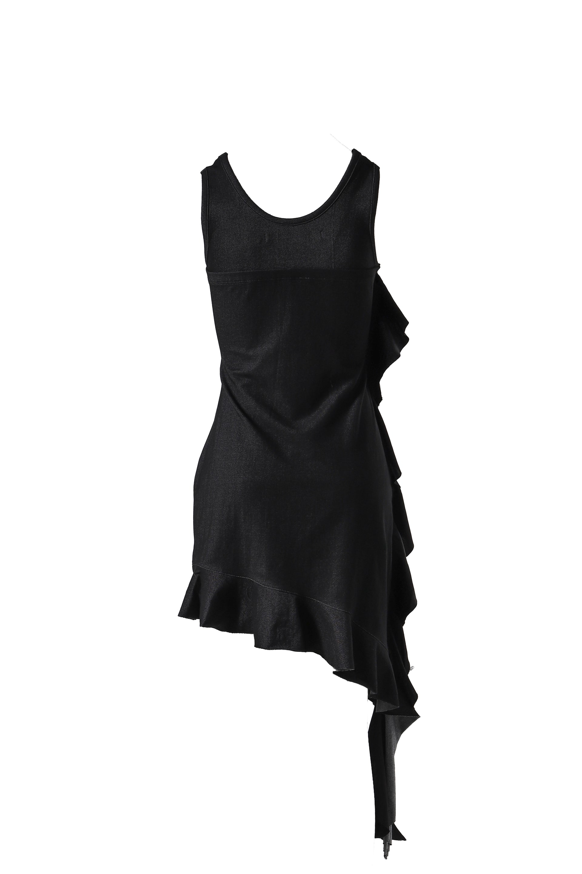 Andersson Bell FLOW RUFFLE DRESS / BLK