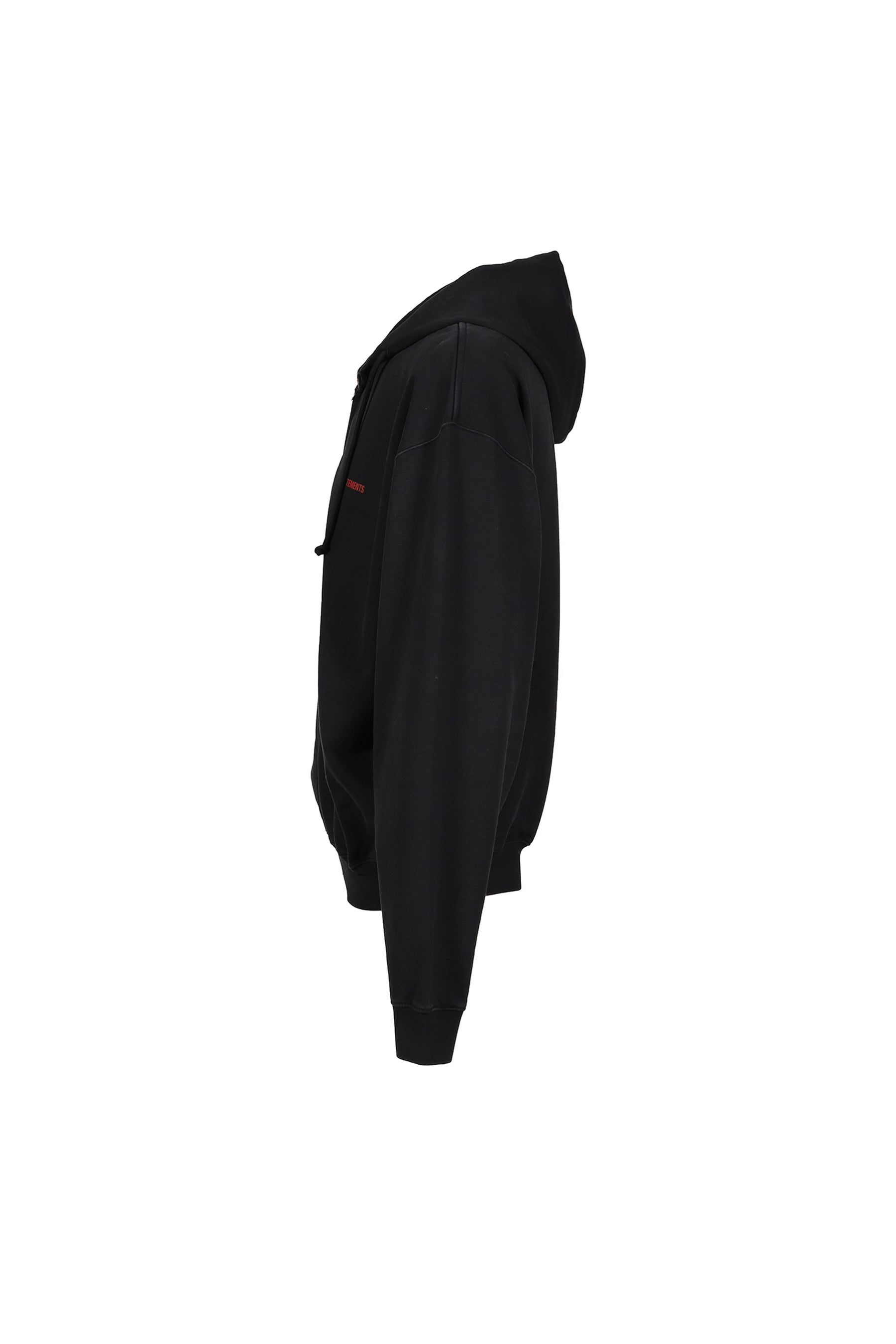 CLASSIC LOGO ZIP-UP HOODIE / BLK RED