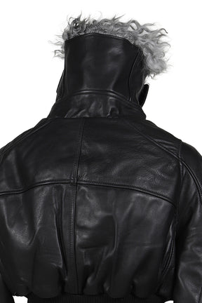 CONSUMER CROPPED BOMBER / BLK