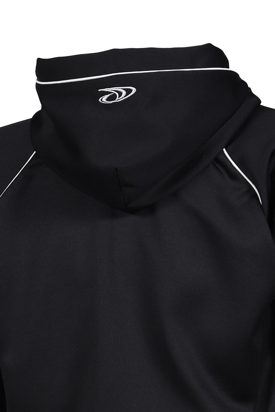 ATHLEISURE JERSEY ZIP HOODIE / BLK