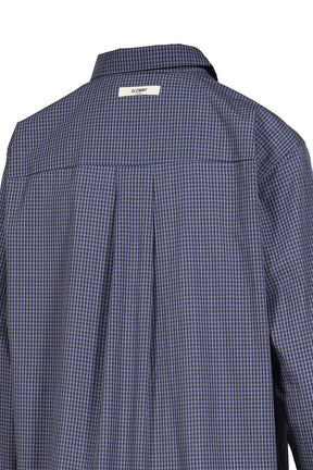 G CLASSIC EMBROIDERED BUTTON-UP SHIRT / NVY