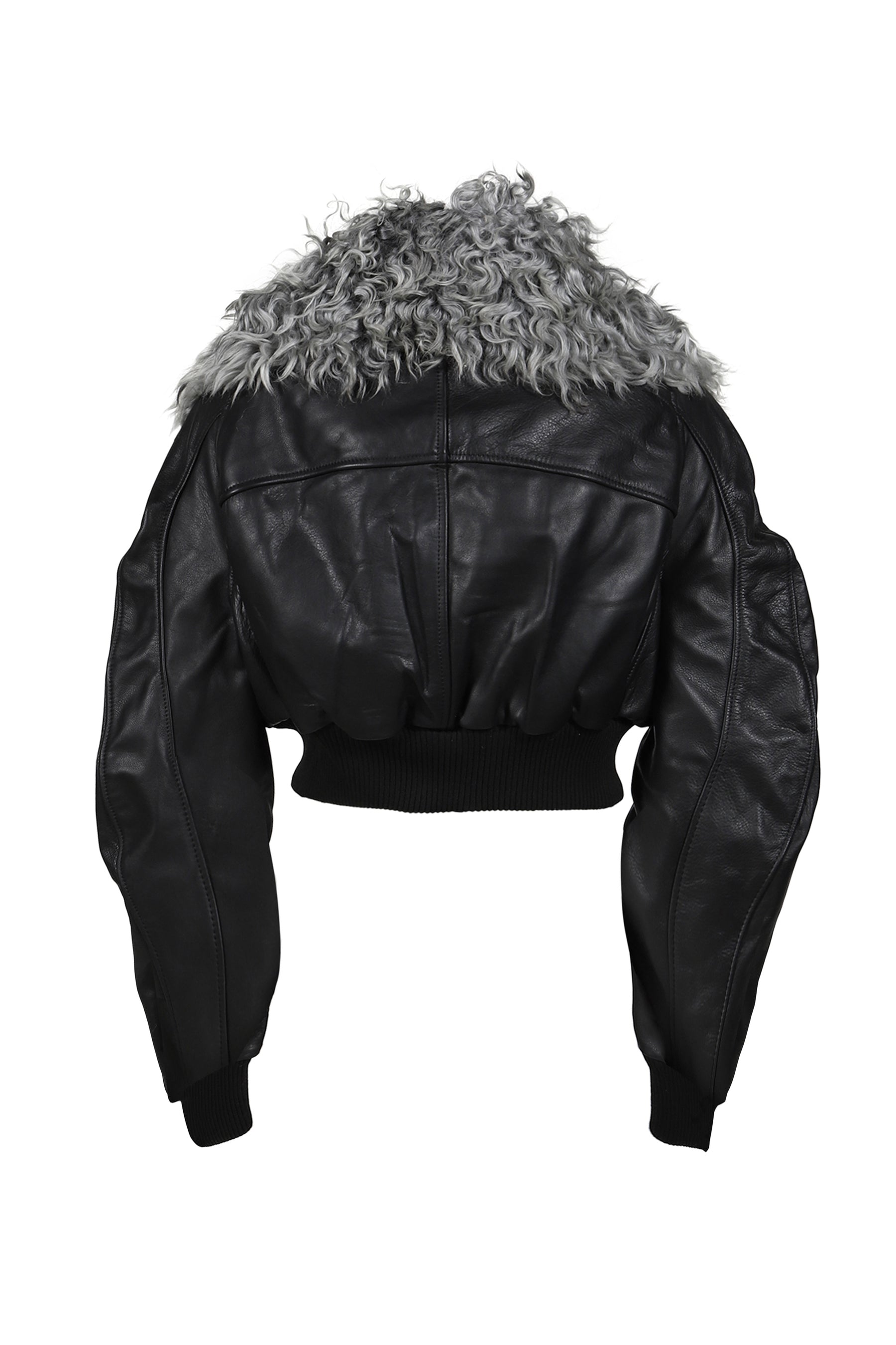 CONSUMER CROPPED BOMBER / BLK