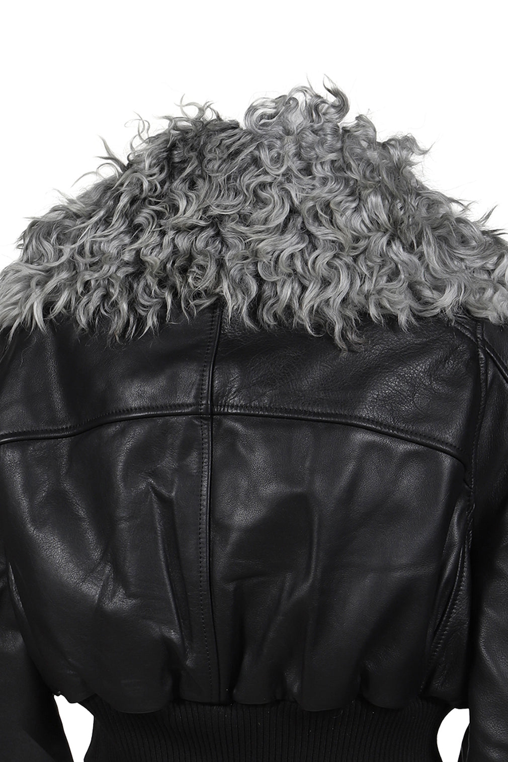 CONSUMER CROPPED BOMBER / BLK