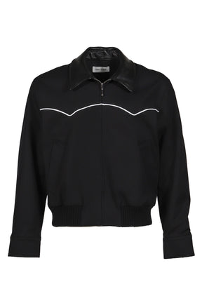 ERNEST W. BAKER FW25 WESTERN HARRINGTON JACKET / BLACK - NUBIAN