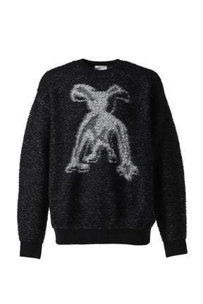 MONSTER PILE KNIT / BLK