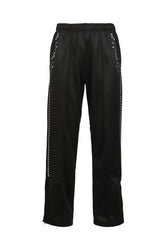 POLYESTER JERSEY TRACK PANTS / BLK