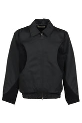 CUT UP HARRINGTON JACKET / BLK