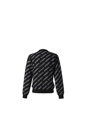 KIDS MONOGRAM SWEATER / BLK