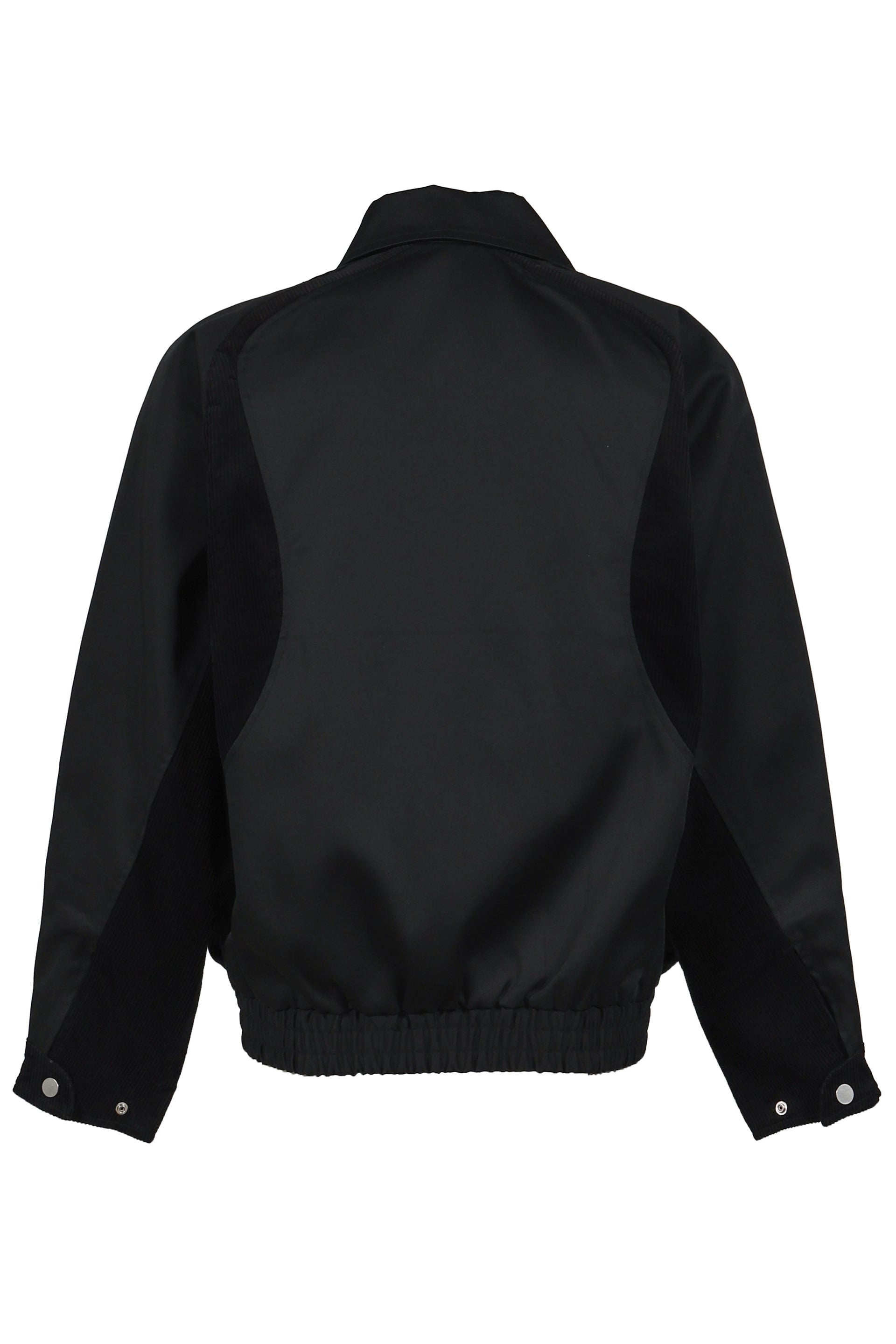 CUT UP HARRINGTON JACKET / BLK