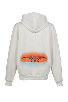 TRAMP STAMP HOODIE / WHT