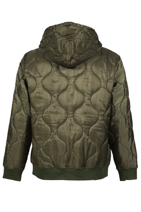 LINER ZIP HOODIE / KHAKI 