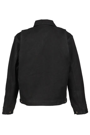 LEATHER CROSSES WORKWEAR JACKET / BLK