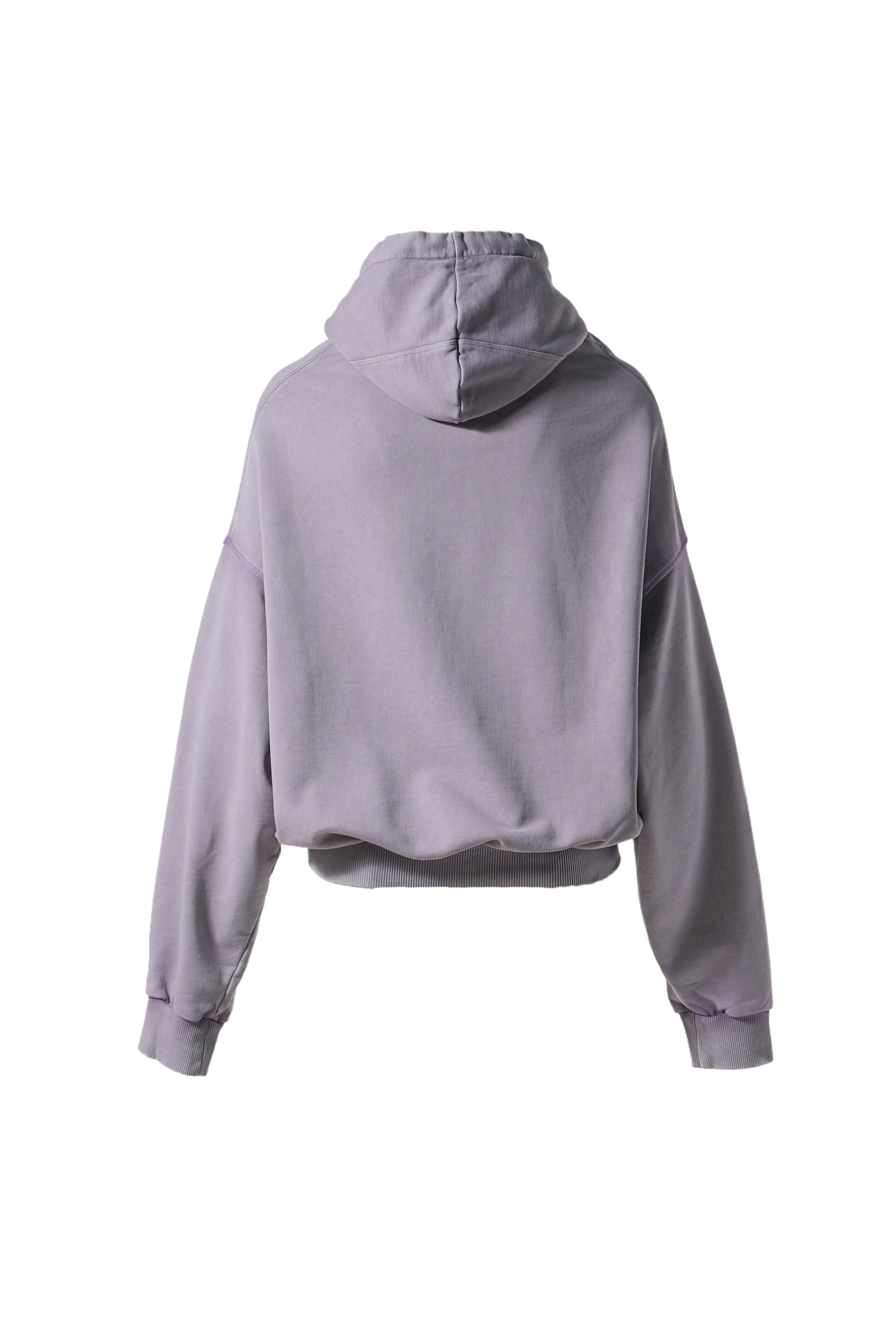 SHOULDERLESS HOODIE PURPLE / PURPLE