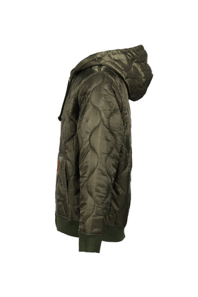 LINER ZIP HOODIE / KHAKI 
