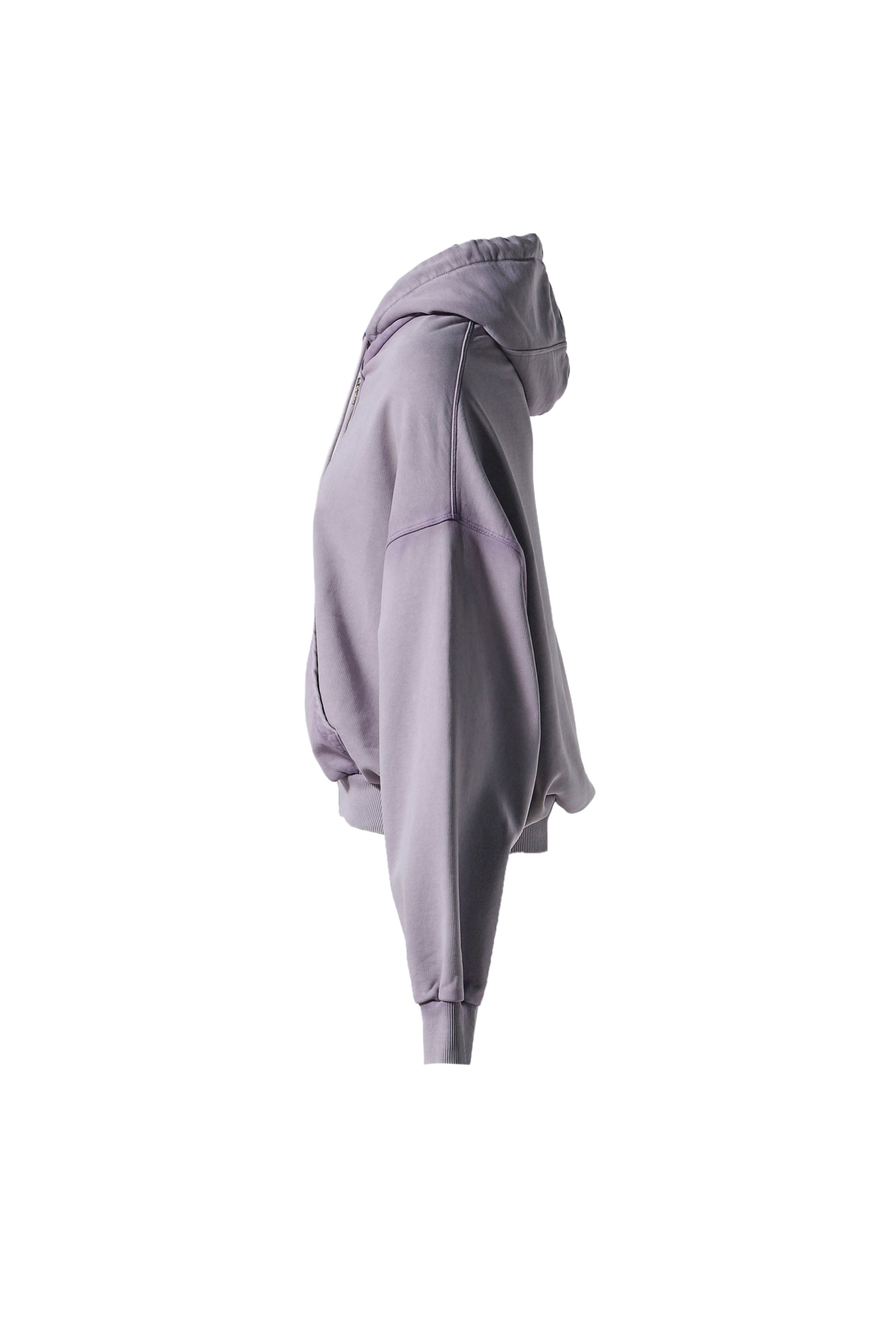 SHOULDERLESS HOODIE PURPLE / PURPLE