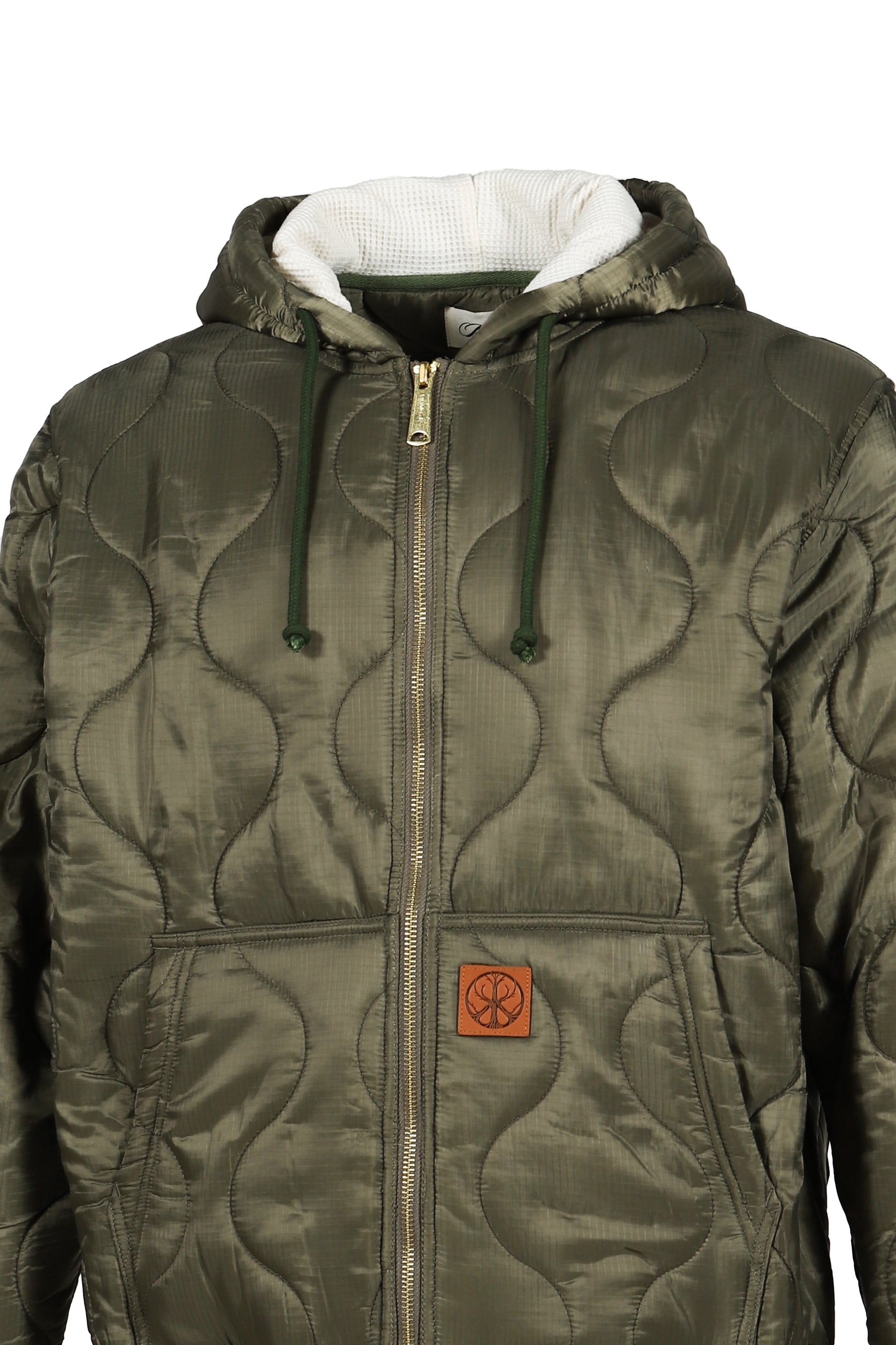 LINER ZIP HOODIE / KHAKI 