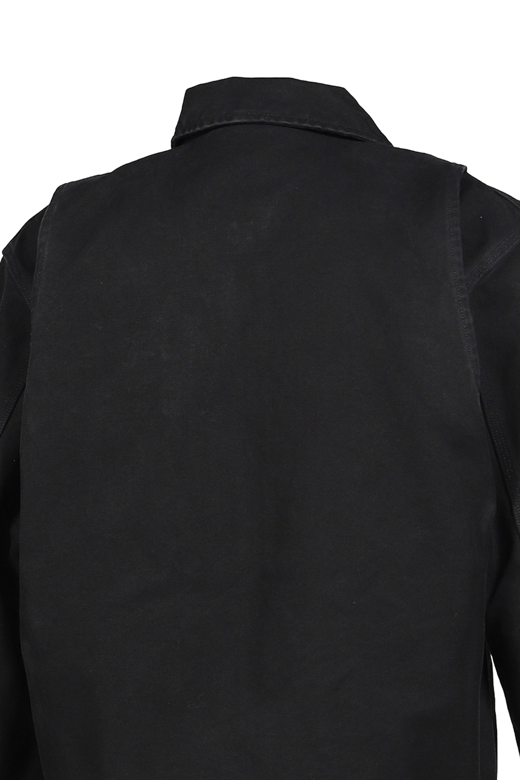 LEATHER CROSSES WORKWEAR JACKET / BLK
