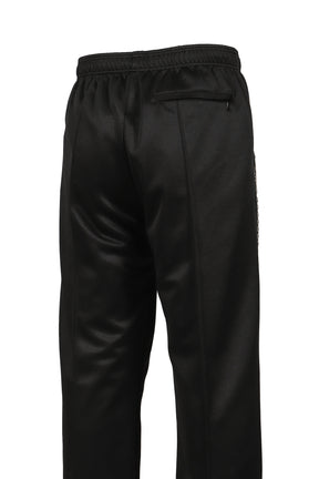 POLYESTER JERSEY TRACK PANTS / BLK