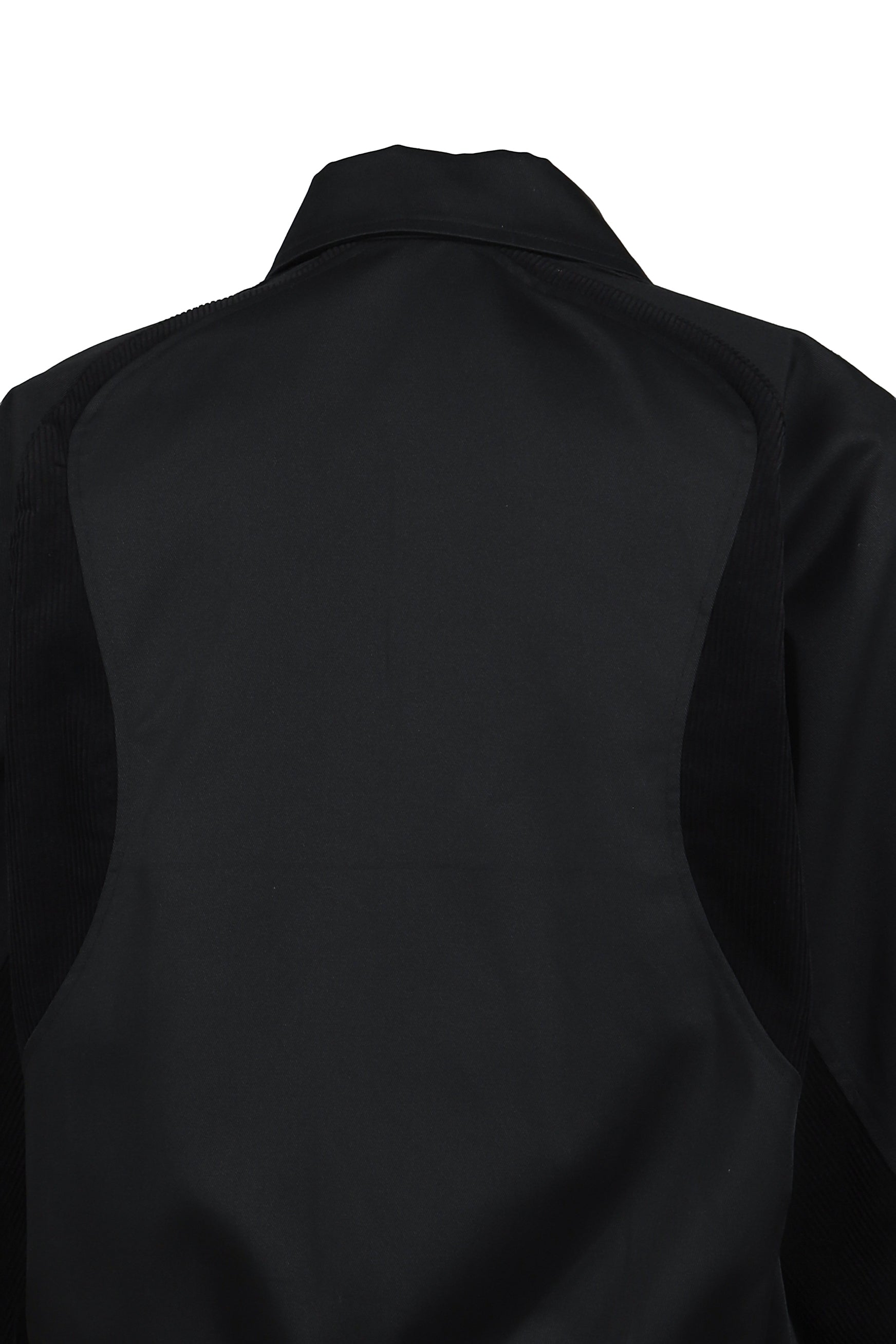 CUT UP HARRINGTON JACKET / BLK