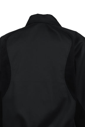 CUT UP HARRINGTON JACKET / BLK