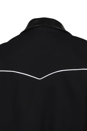 WESTERN HARRINGTON JACKET / BLK