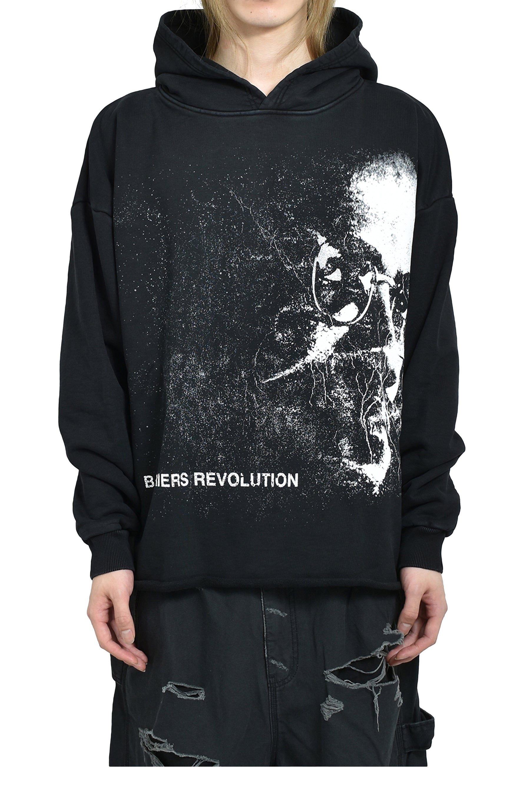 EDUCATED HUMAN HOODIE / BLACK 
