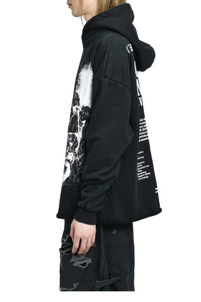 EDUCATED HUMAN HOODIE / BLACK 